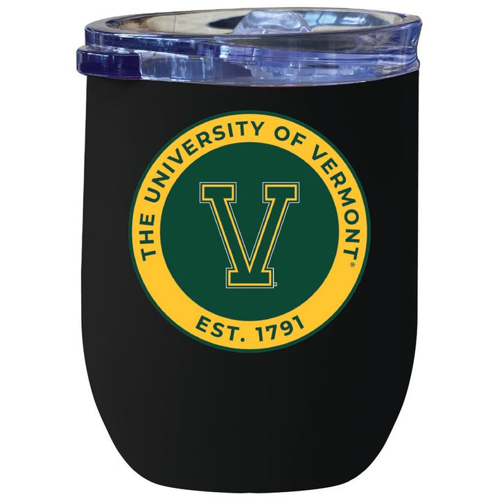 Vermont Catamounts 12 oz Insulated Wine Stainless Steel Tumbler Officially Licensed Collegiate Product Image 6