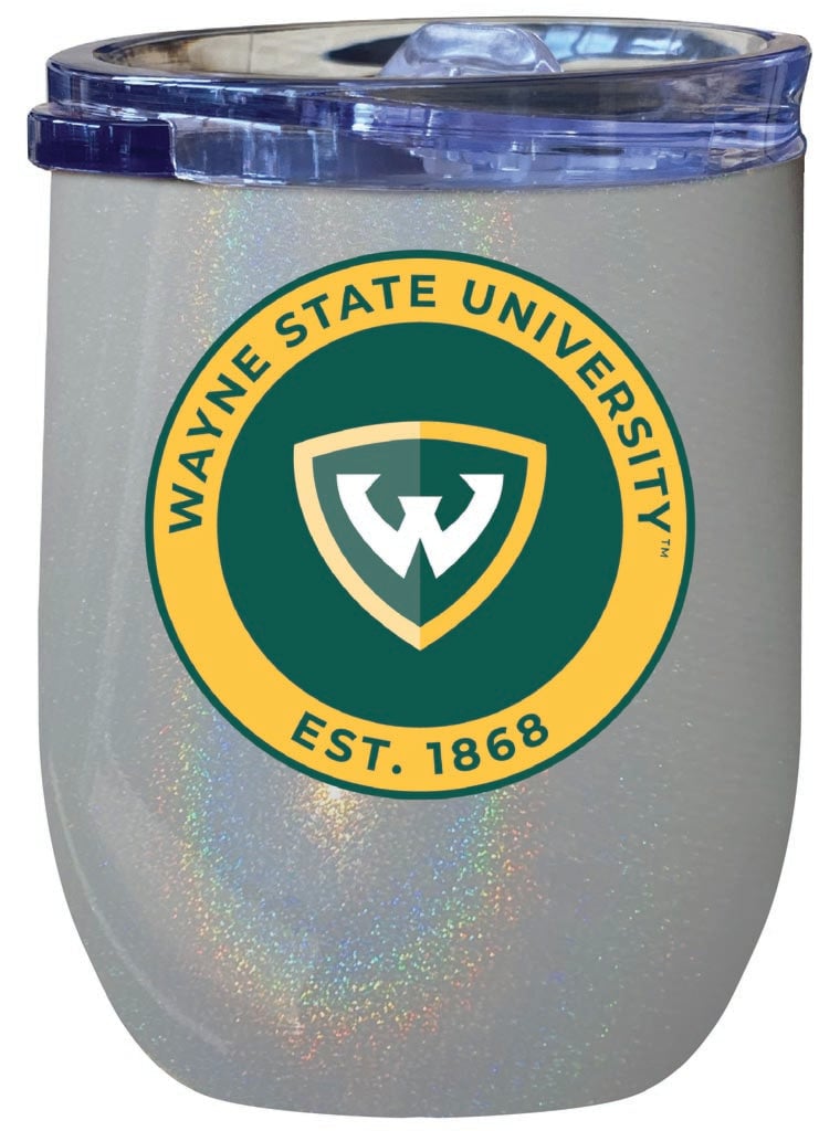 Wayne State 12 oz Insulated Wine Stainless Steel Tumbler Officially Licensed Collegiate Product Image 4