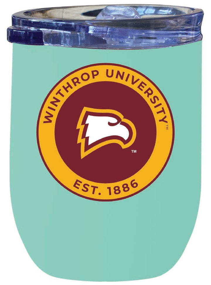 Winthrop University 12 oz Insulated Wine Stainless Steel Tumbler Officially Licensed Collegiate Product Image 1