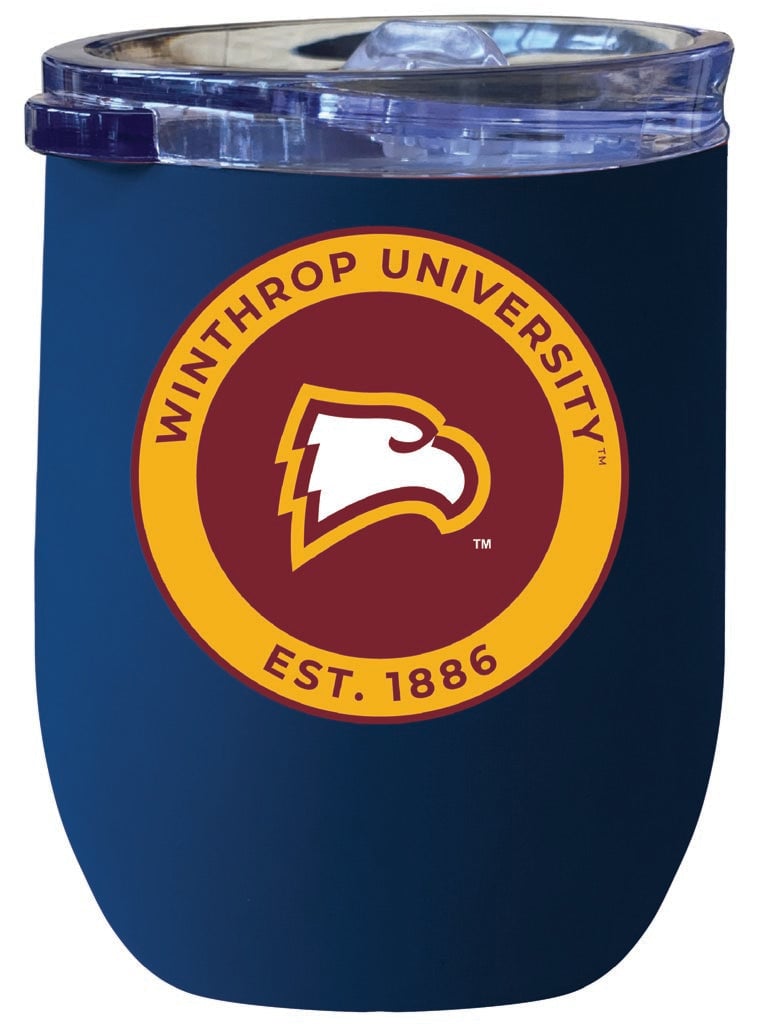 Winthrop University 12 oz Insulated Wine Stainless Steel Tumbler Officially Licensed Collegiate Product Image 2