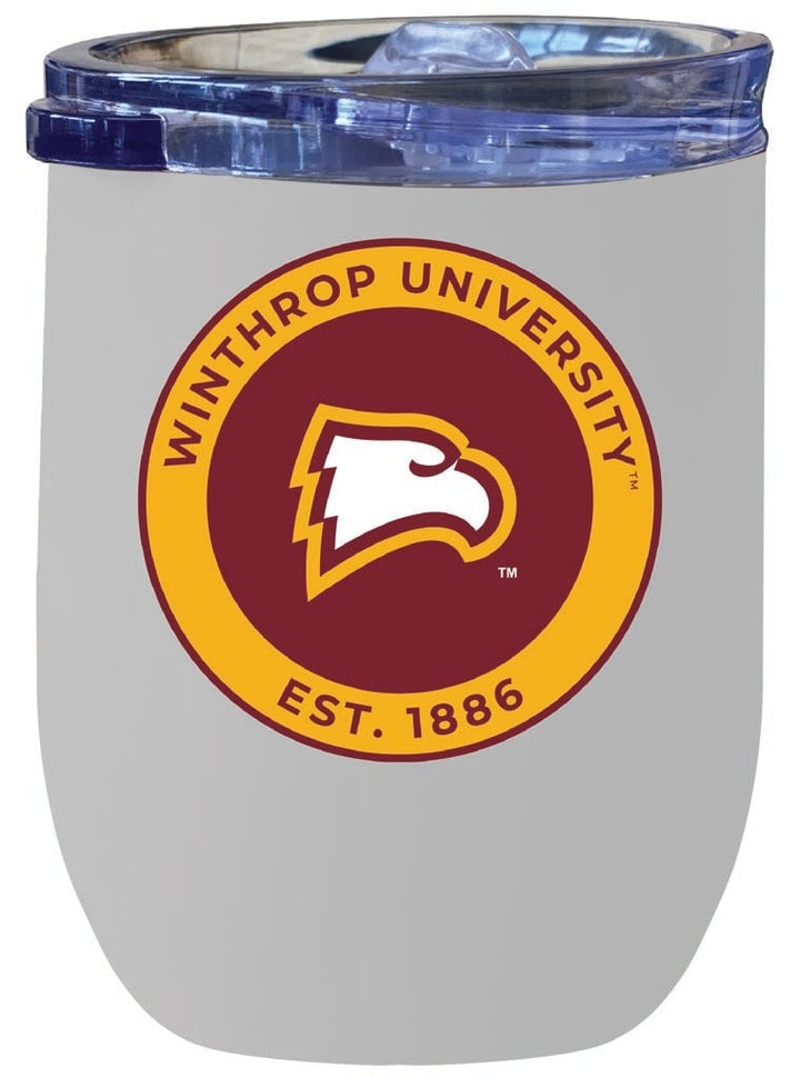 Winthrop University 12 oz Insulated Wine Stainless Steel Tumbler Officially Licensed Collegiate Product Image 4