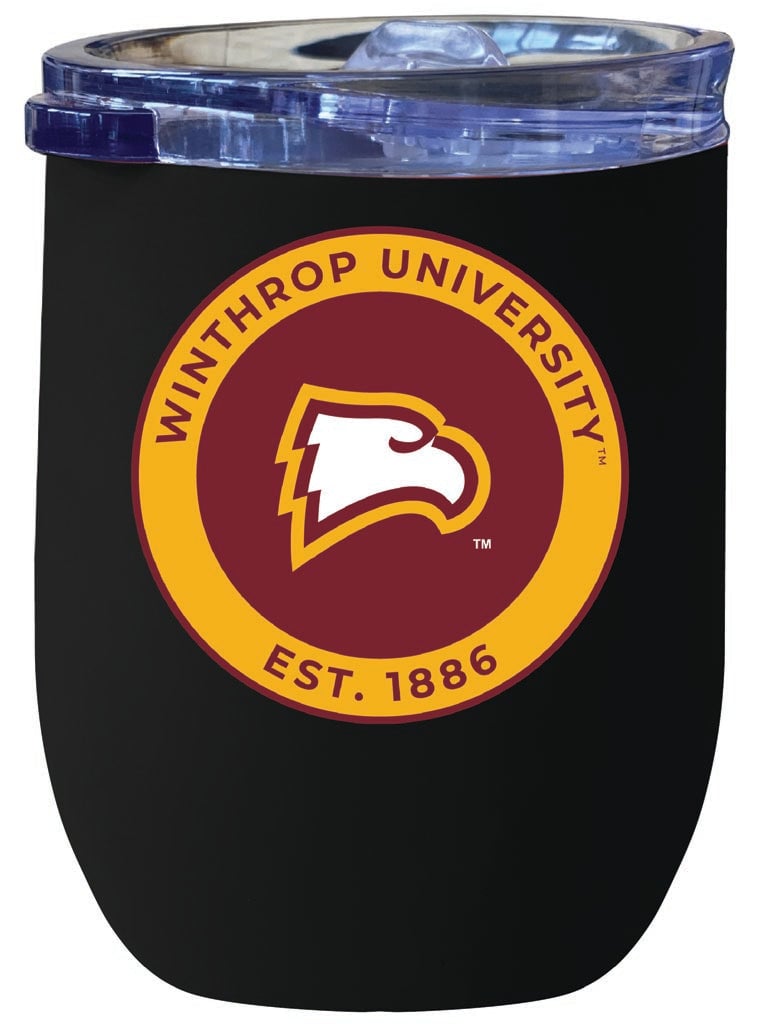 Winthrop University 12 oz Insulated Wine Stainless Steel Tumbler Officially Licensed Collegiate Product Image 6