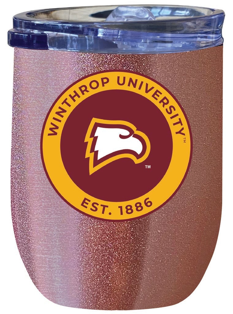 Winthrop University 12 oz Insulated Wine Stainless Steel Tumbler Officially Licensed Collegiate Product Image 8