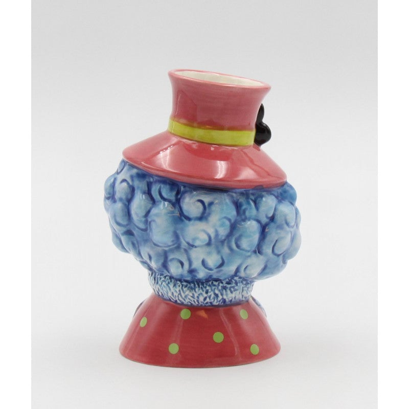 Ceramic Blue Hair Dollymama Vase Makeup Brush Holder , Image 3