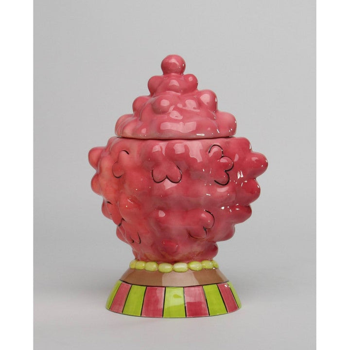 Ceramic Dollymama African American Pink Hair Cookie Jar , Image 3