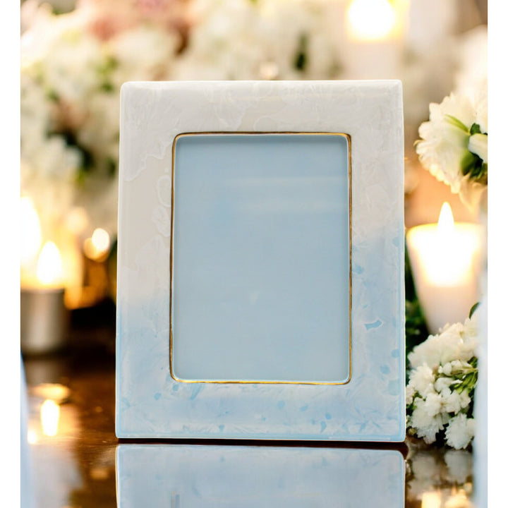 Ceramic Cyrstalline Photo Frame (5 x 7) Wedding Picture Frame, Image 1