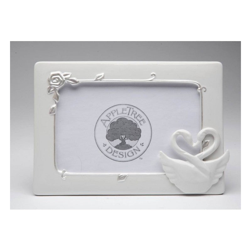 Ceramic Swan Couple Wedding Photo Frame ( 4" x 6" ) , Image 3