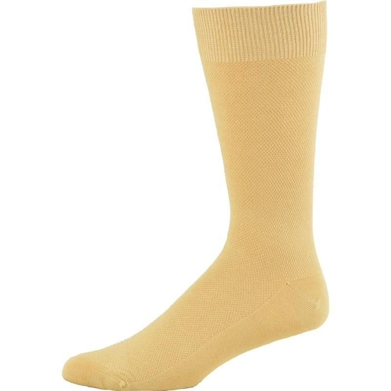 Mens Bamboo Patterned Crew Socks Image 1