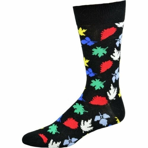 Mens Crew Cotton Socks Great for Fall and Winter Colorful Fun Socks Image 1