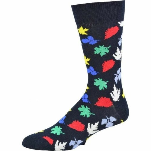 Mens Crew Cotton Socks Great for Fall and Winter Colorful Fun Socks Image 3