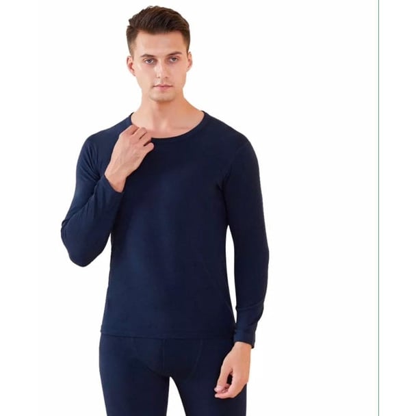 Mens 2-Piece Cotton Thermal Set with Shirt and Pants Image 9