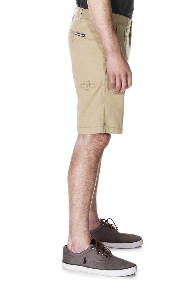 Mens Khaki Chino Short Image 2