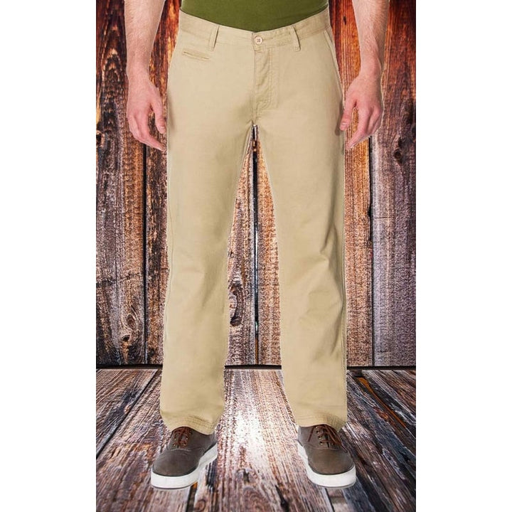 Mens Khaki Chino Pant Image 7