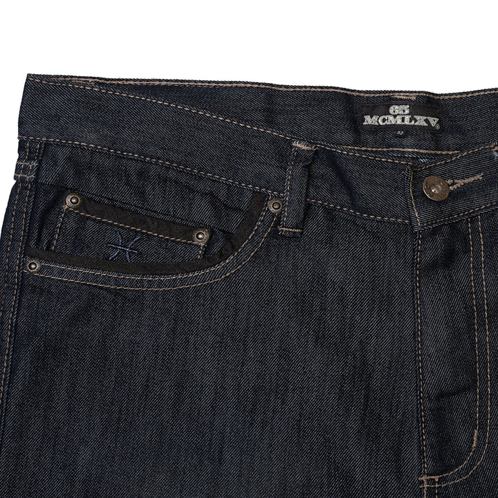 Mens Premium Denim Dark Wash Jean Image 6