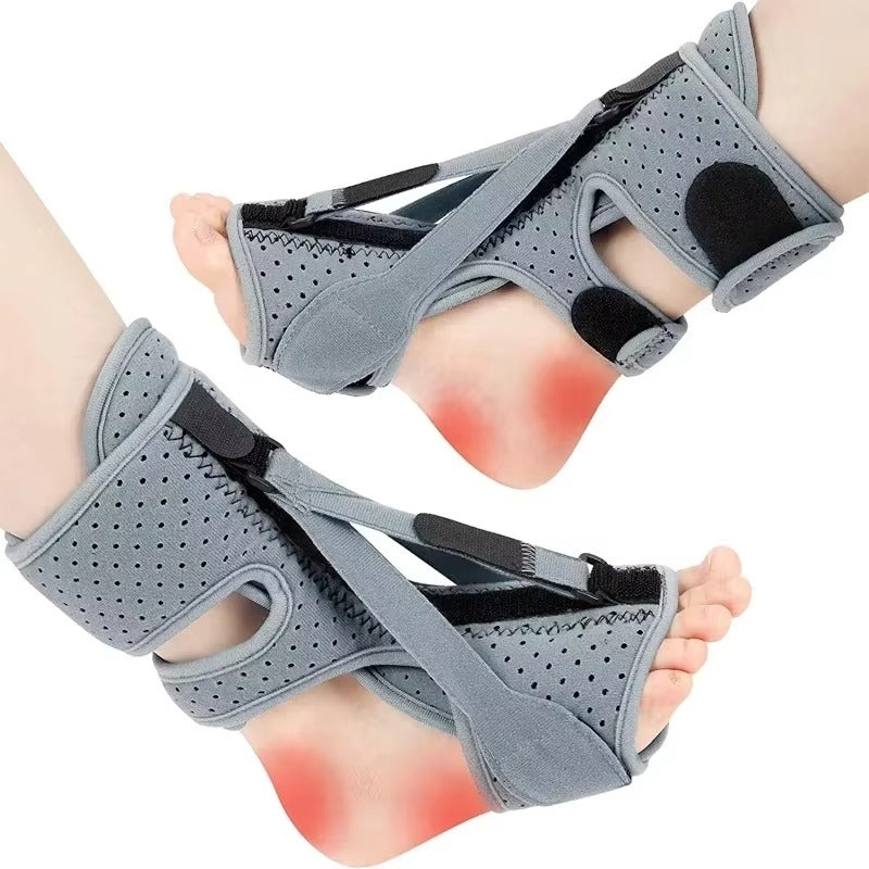 Adjustable Night Splint for Plantar Fasciitis Pain Relief - Soft Foot Brace Image 7