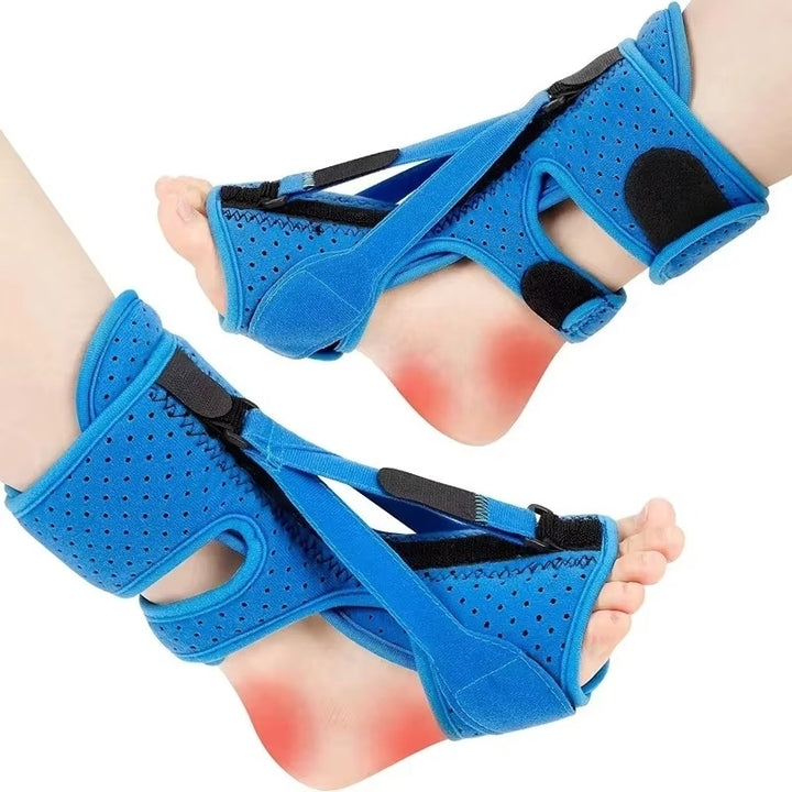 Adjustable Night Splint for Plantar Fasciitis Pain Relief - Soft Foot Brace Image 8