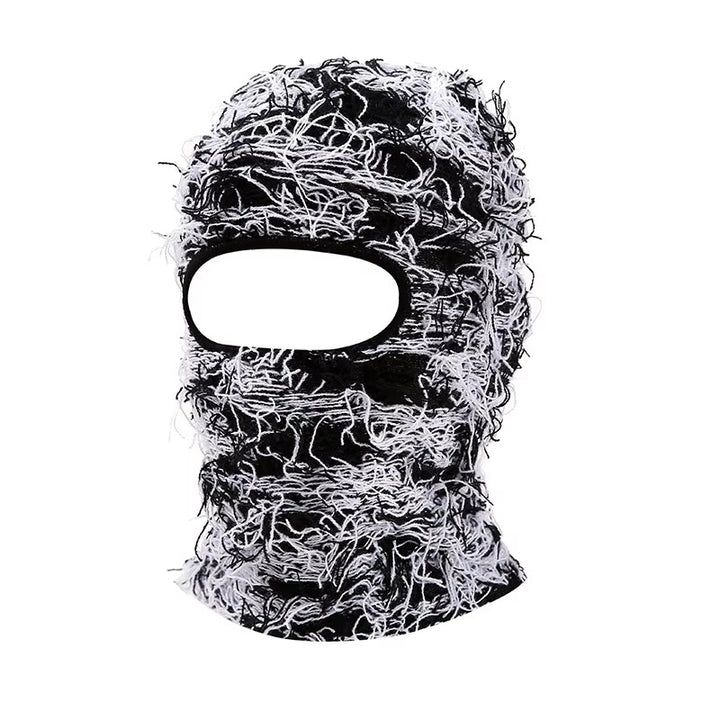 Full Face Ski Mask Balaclava - Warm Knitted Beanie for Winter Windproof Camouflage Hat Image 4