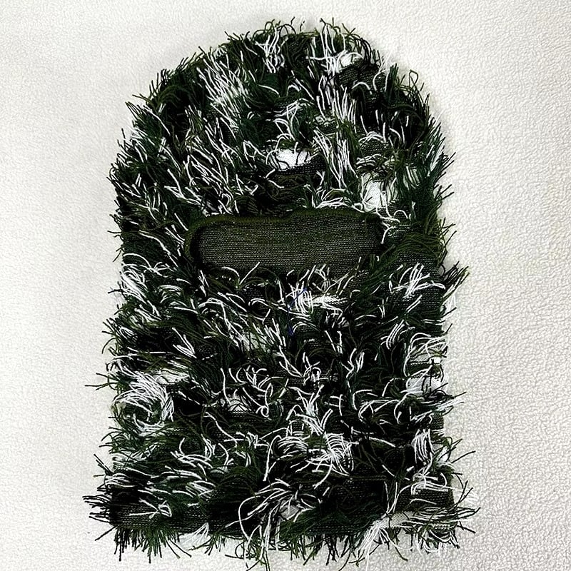 Full Face Ski Mask Balaclava - Warm Knitted Beanie for Winter Windproof Camouflage Hat Image 1