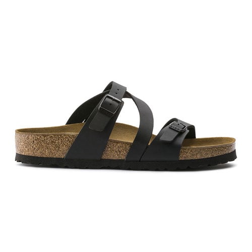 BIRKENSTOCK Womens Salina Black BIrko-Flor - 0023121 and 0023123 BLACK Image 2