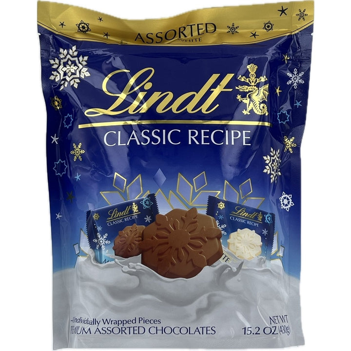 Lindt Classic Recipe Milk and White Assorted Snowflake Chocolates (15.2 Ounce) Image 4