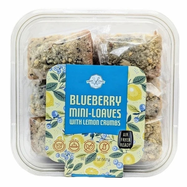 Bakery Street Blueberry Mini-Loaves with Lemon Crumbs 32 Ounce Image 3