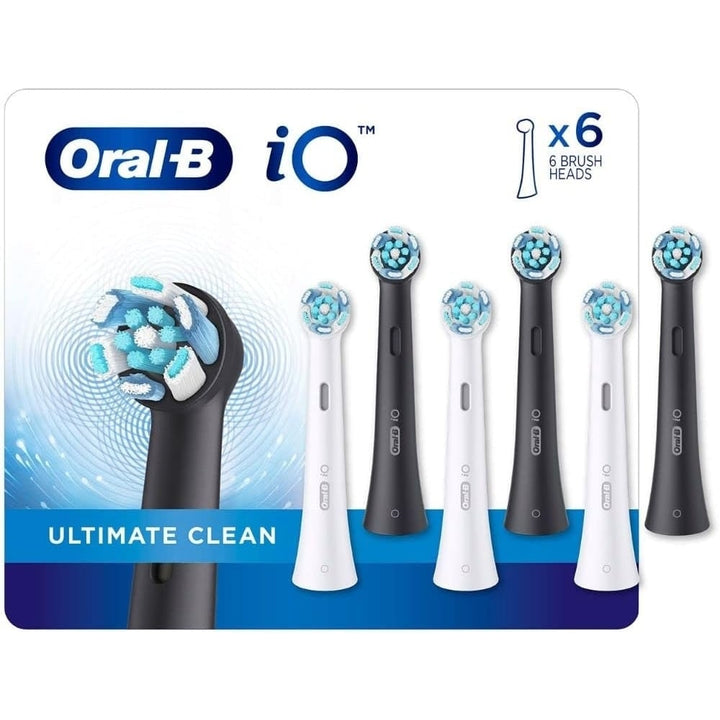 Oral-B iO Series Electric Toothbrush Replacement Brush Head Ultimate Clean 6 Ct Image 1