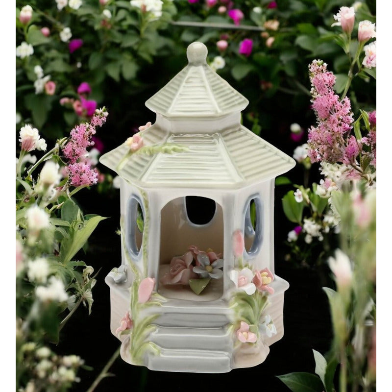 Small Gazebo with Flower Figurine, Image 2