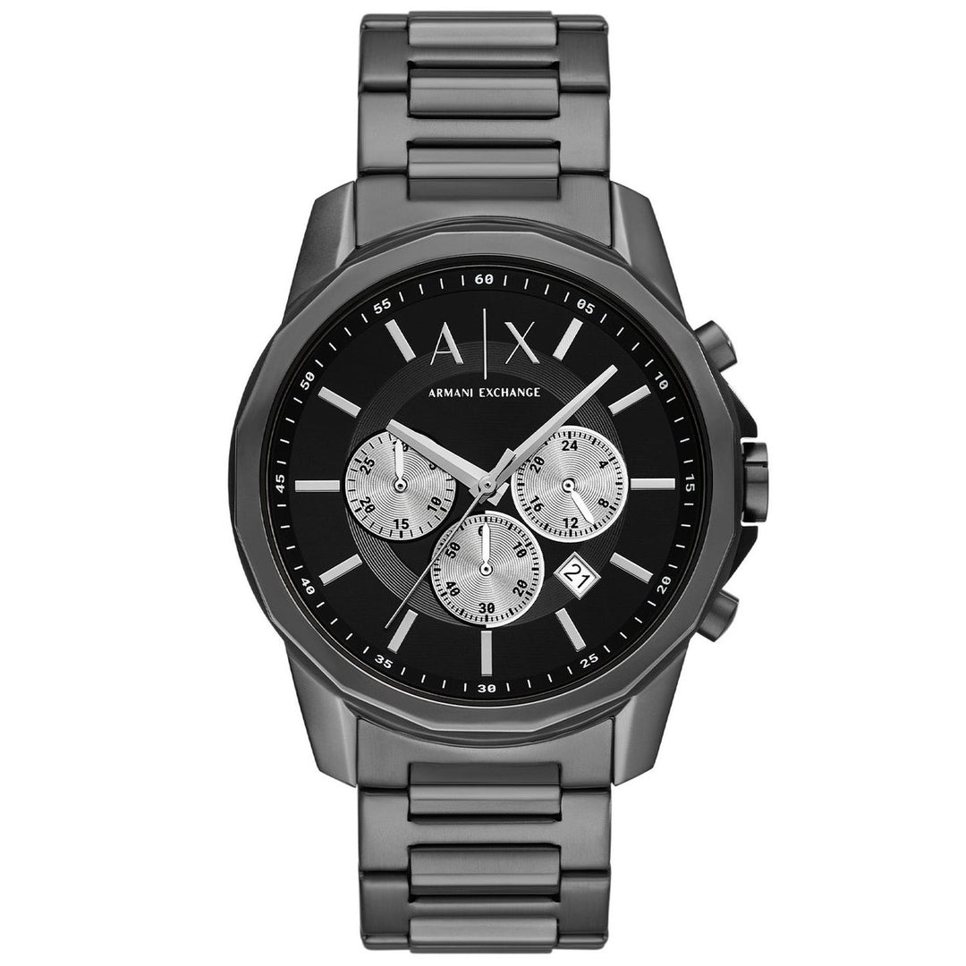 Armani Exchange Mens Banks Black Dial Watch - AX1765 Image 1