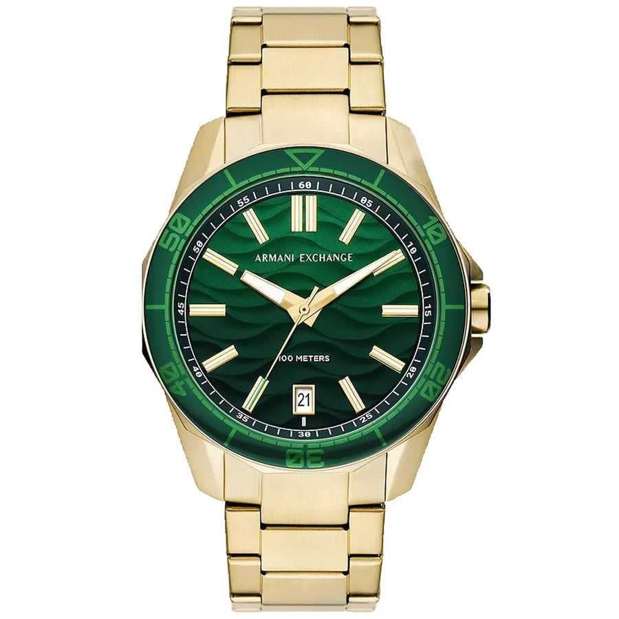 Armani Exchange Mens Spencer Green Dial Watch - AX1951 Image 1