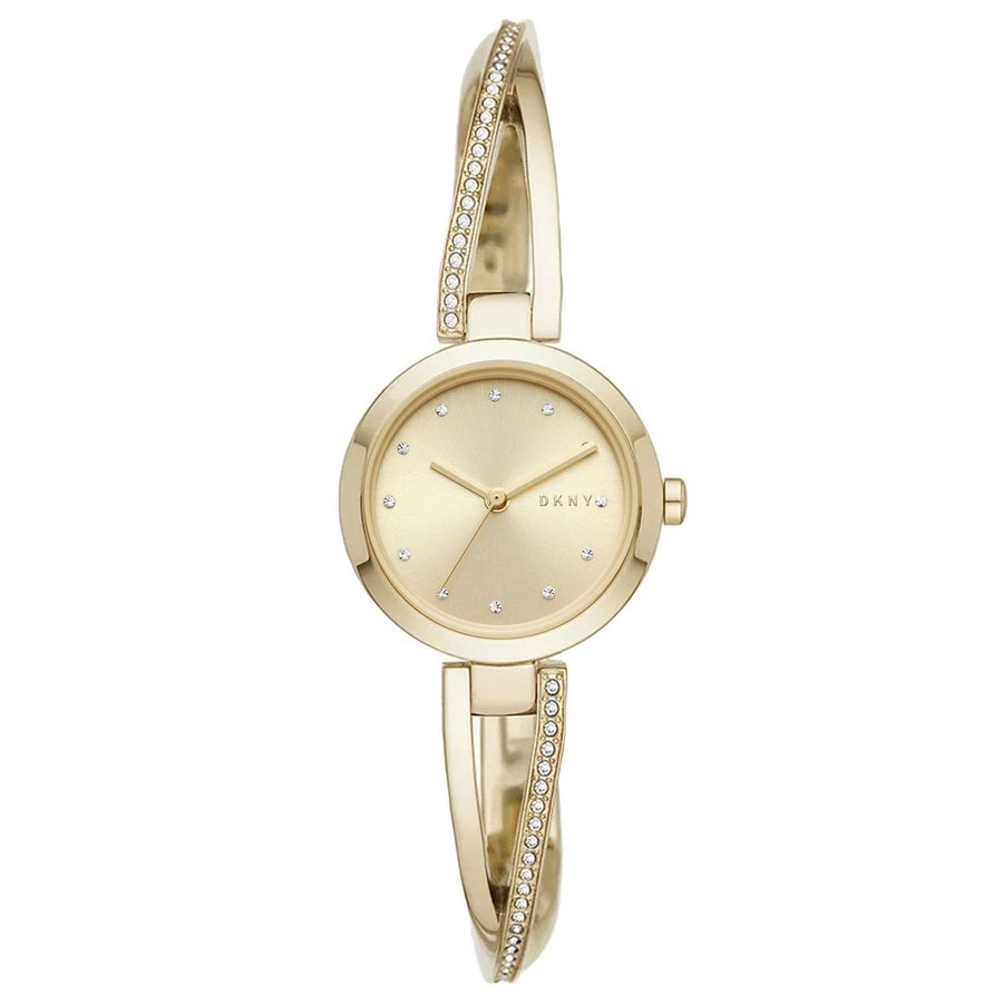 DKNY Womens Crosswalk Gold Dial Watch - NY2830 Image 1