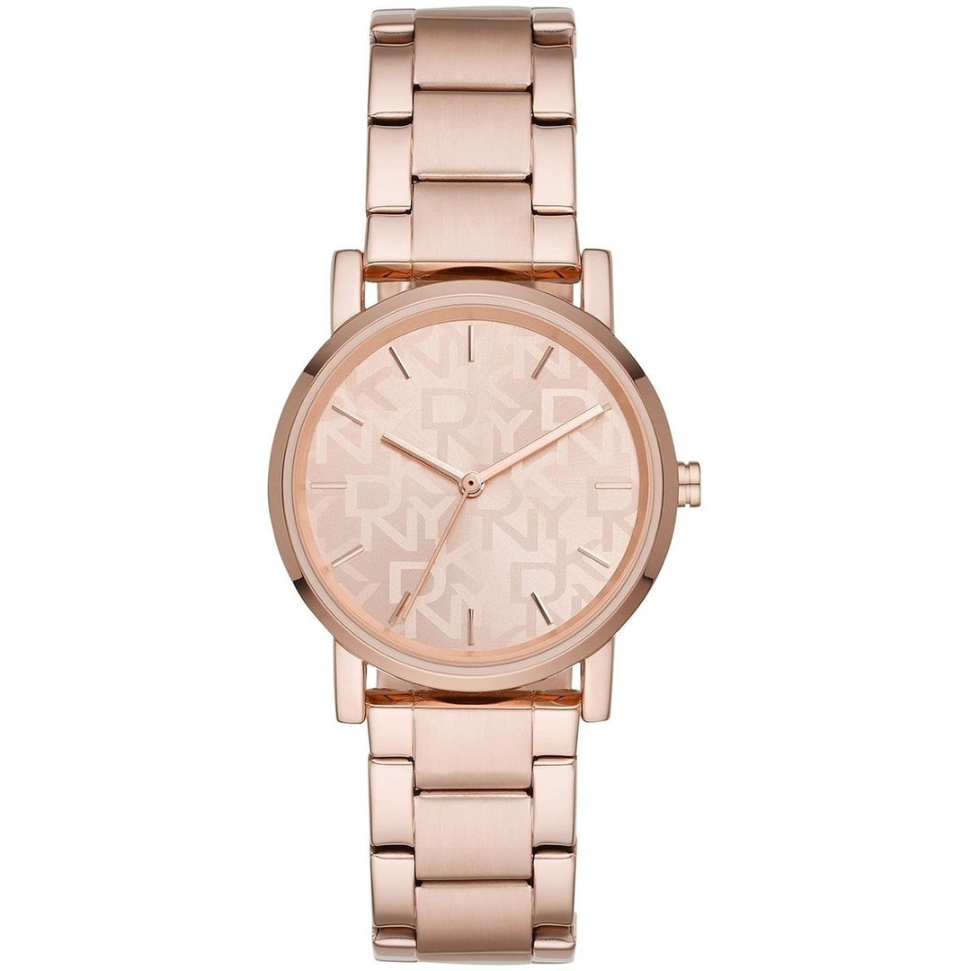 DKNY Womens Soho Rose Gold Dial Watch - NY2854 Image 1