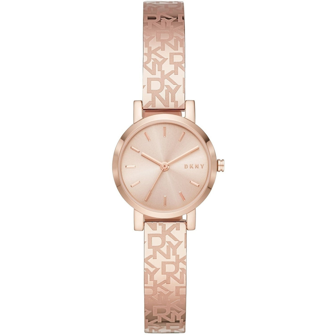 DKNY Womens Soho Rose Gold Dial Watch - NY2884 Image 1