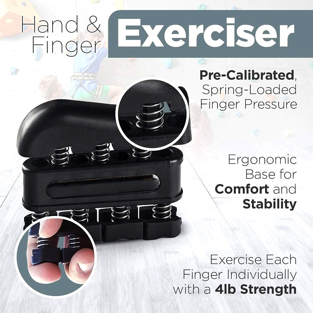 1Pcs Finger Exerciser for Forearm and Hand Strengthener - Hand Grip Workout Equipment for Musician Rock Climbing and Image 4