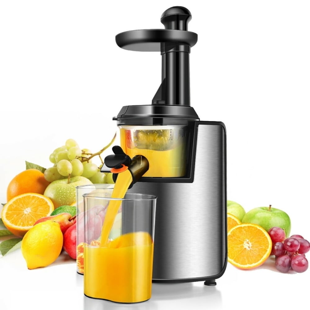 Hommoo Slow Masticating Juicer Cold Press Juicer Extractor Beer Tower Dispenser Drink Dispenser for Kitchen Party Image 2