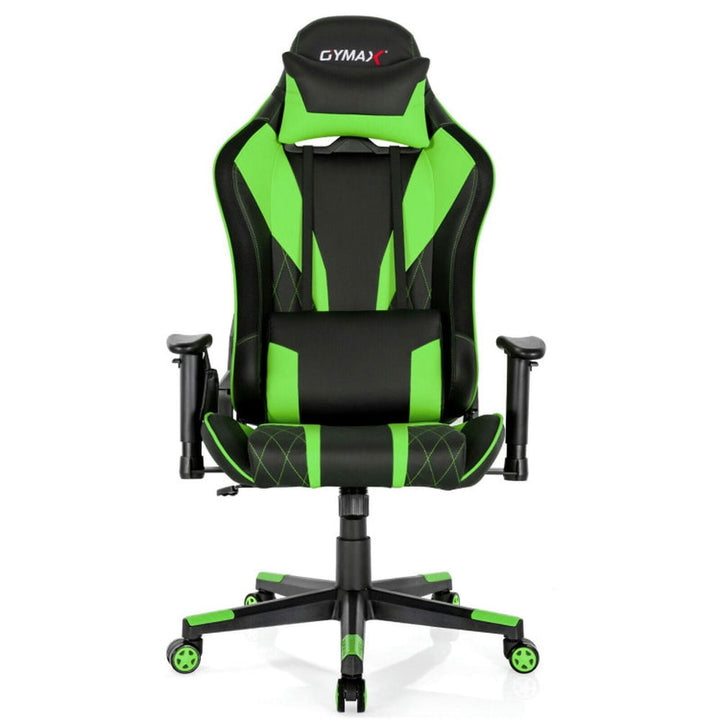 Hommoo Gaming Chair Computer Chair Office Chair Gaming Chair Adjustable Swivel Computer Chair with Dynamic LED Image 1