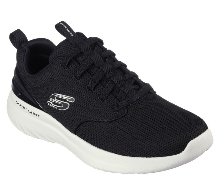 Skechers Mens Bounder 2.0 - Howlite Sneaker Black/White - 232675-BKW Black / White Image 2