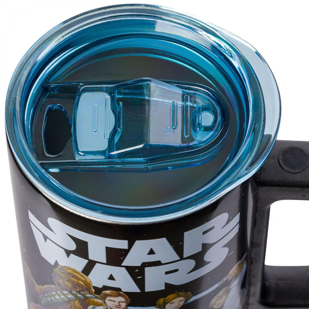 Star Wars Group Shot 15oz Double Wall Stainless Steel Mug Image 3