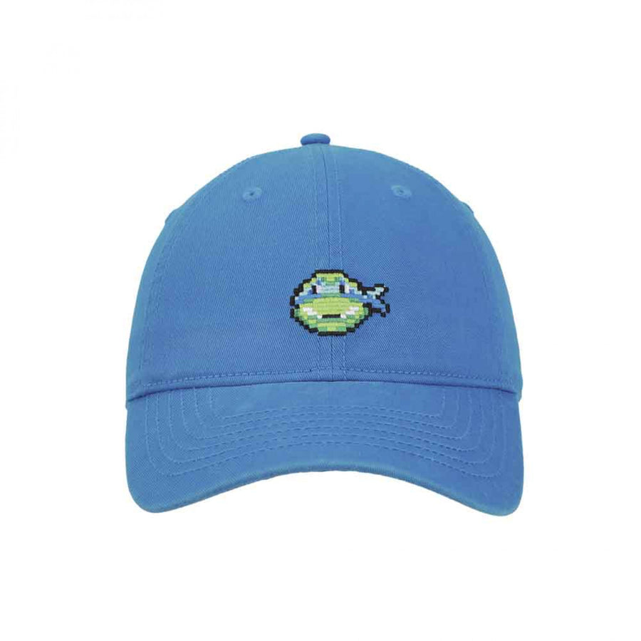 Teenage Mutant Ninja Turtles Leonardo Pixel Icon Embroidered Dad Hat Image 1