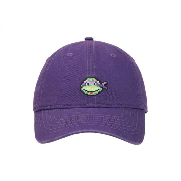 Teenage Mutant Ninja Turtles Donatello Pixel Icon Embroidered Dad Hat Image 2