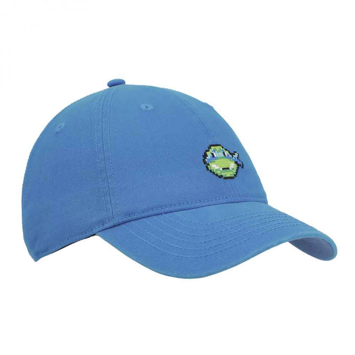 Teenage Mutant Ninja Turtles Leonardo Pixel Icon Embroidered Dad Hat Image 2