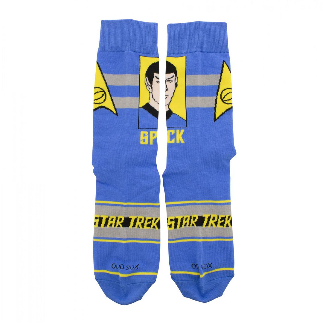 Star Trek Spock Portrait Crew Socks Image 6