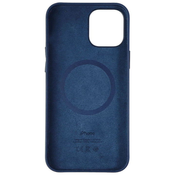 Apple Leather Case for MagSafe for iPhone 12 Pro Max - Baltic Blue (MHKK3ZM/A) Image 3