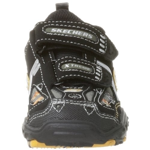 Skechers Toddler Boys Annex - Commando Double Strap Sneaker Black - 91680N/BLK BLACK/VOLT-ANTHRACITE-WHITE Image 4