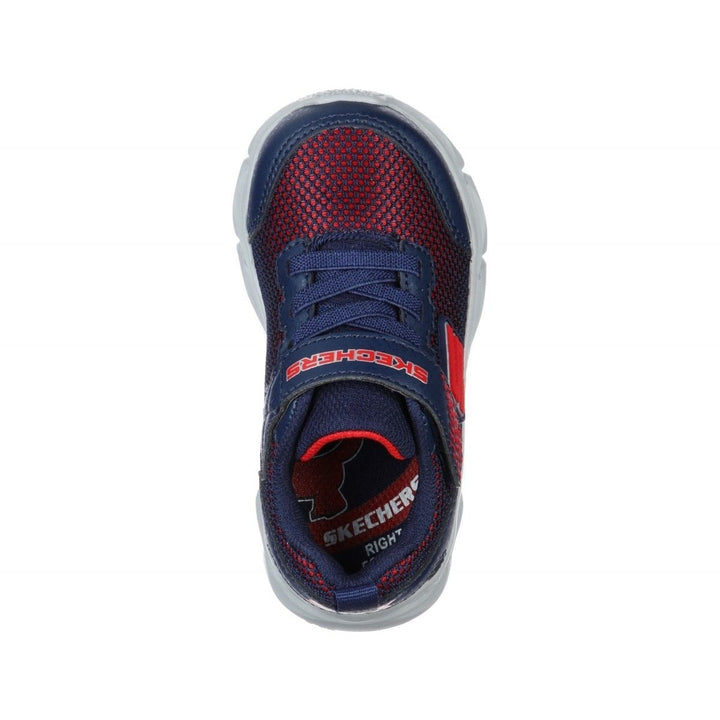 Skechers Toddler Boys Advance - Intergrid Sneakers Navy/Red - 95022N-NVRD NAVY RED Image 3