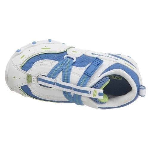 Skechers Unisex Toddlers Bikers - Coasters Sneaker White/Blue - 82765N/WBL WHITE/BLUE Image 2