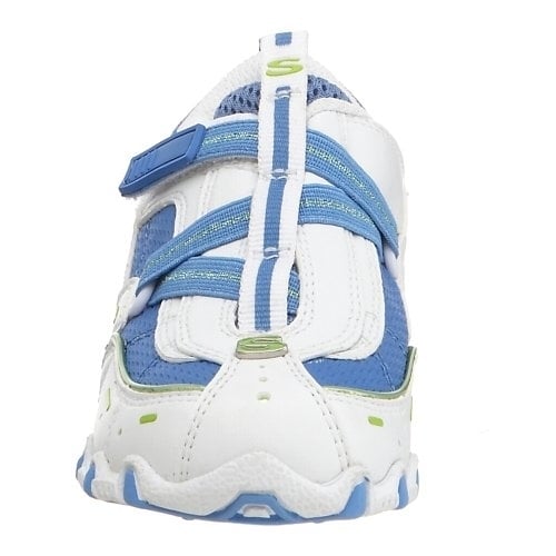 Skechers Unisex Toddlers Bikers - Coasters Sneaker White/Blue - 82765N/WBL WHITE/BLUE Image 4