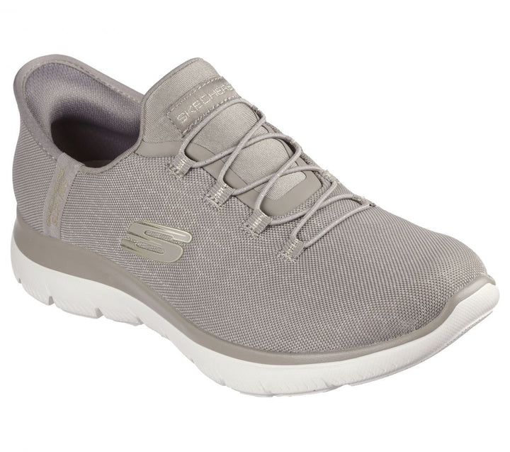 Skechers Womens Slip-ins: Summits - Classy Night Sneaker Taupe/Gold - 150128-TPGD TAUPE Image 2