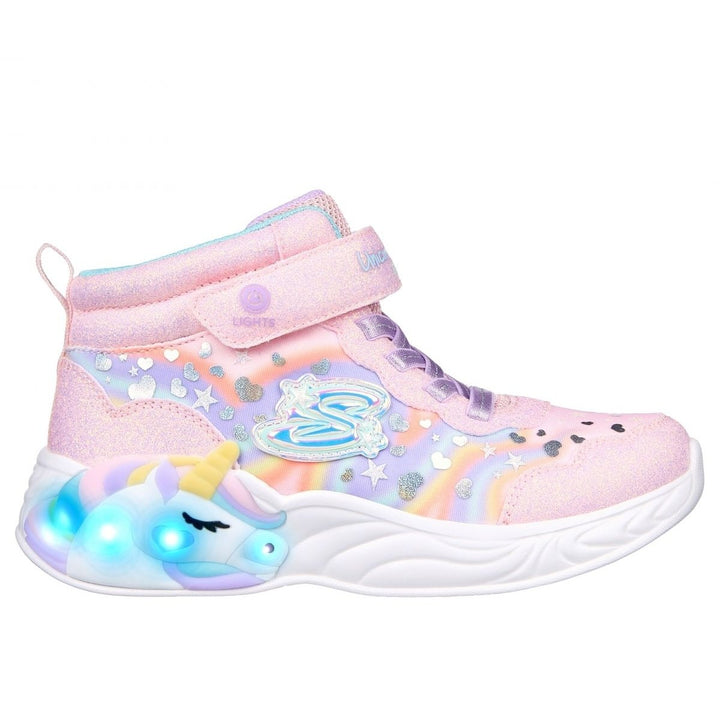 Skechers Girls Unicorn Dreams - Magical Dreams Purple Sparkle Multi - 302332L-LPMT PURPLE SPARKLE MULTI Image 2