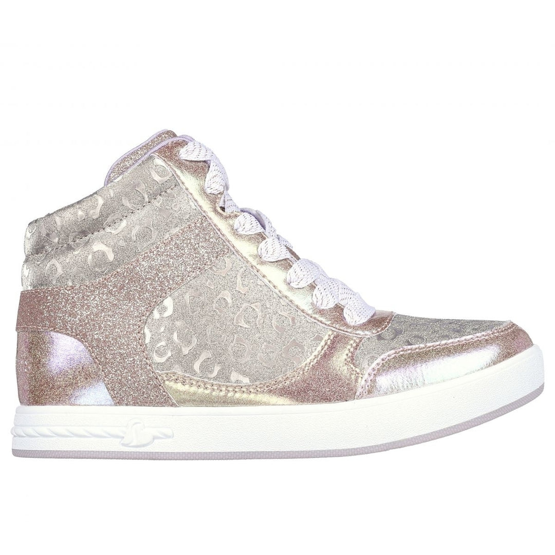 Skechers Girls Standouts 2.0 - Leopard Shine Sneaker Rose Gold - 310909L-RSGD ROSEGOLD Image 1