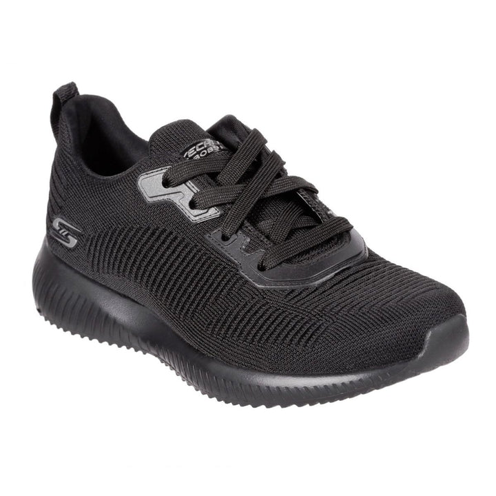 Skechers Womens Bobs Squad - Tough Talk Sneaker Black - 32504NA-BBK BLACK Image 2